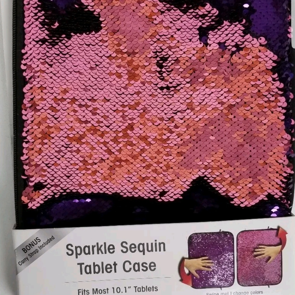 Sequince Tablet Case with Strap Make up bag Purse
